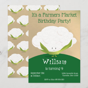 Convites Aniversário do Mercado de Agricultores