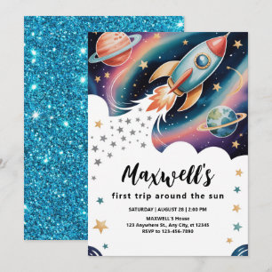 Convites Aniversário do Navio Foguete