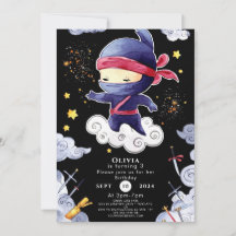 Aniversário do Ninja Personalizado