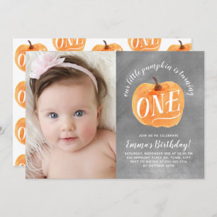 Convites Aniversário do outono da abóbora da queda do