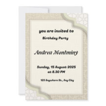 Aniversário do Padrão Geométrico Islâmico Elegante