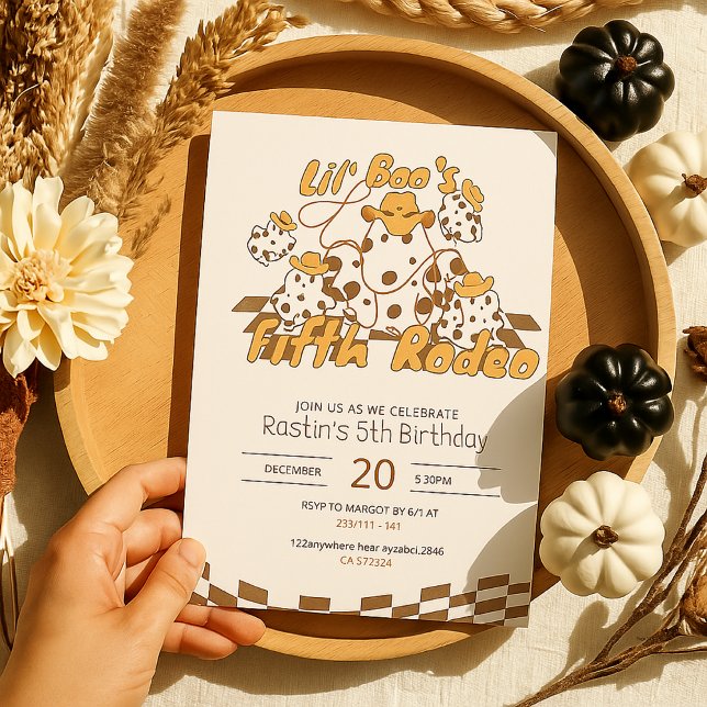 Convites Aniversário do Padrão Verificado no Halloween do V (Criador carregado)