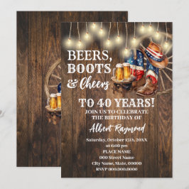 Convites Aniversário do País das Beers Patrióticas