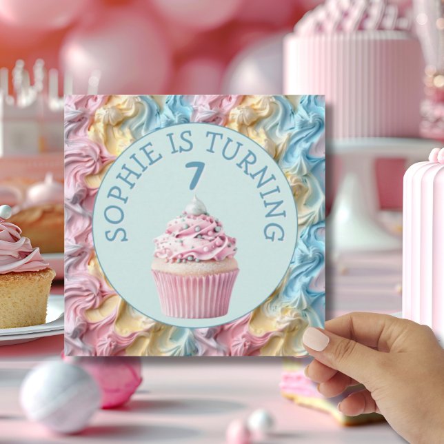 Convites Aniversário do partido Buttercreme (Criador carregado)