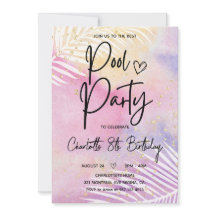 Aniversário do Partido da Piscina Tropical Palm Pa