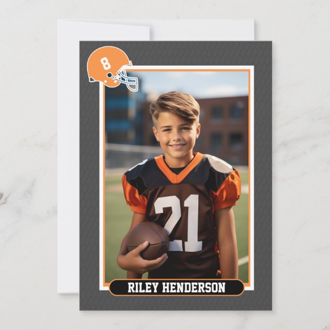 Convites Aniversário do Partido de Futebol do Esporte (Frente)