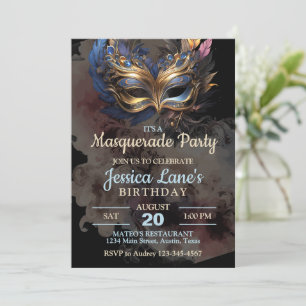 Convites Aniversário do Partido mascarada