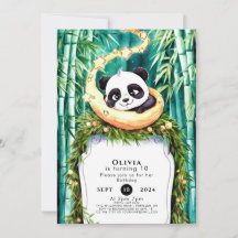 Aniversário do Pastel Panda Encantado e Bonito