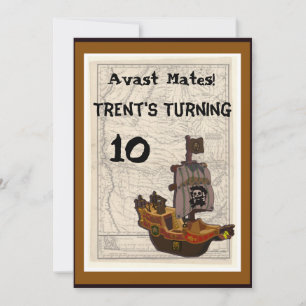 Convites Aniversário do Pirata