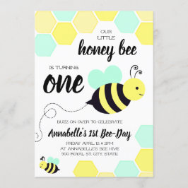 Convites Aniversário do ponto morto do género da abelha do