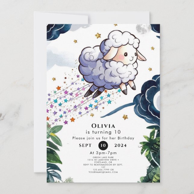 Convites Aniversário do Quintal Ovino (Frente)