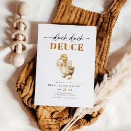 Convites Aniversário do Rapaz do Pato Bonito