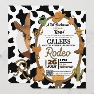 Convites Aniversário do Rodeio Country Western Lil' Buckaro
