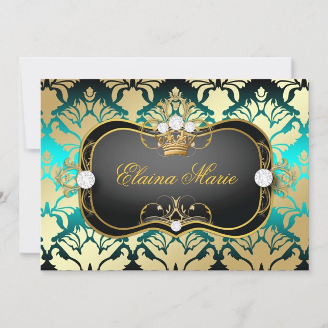 Convites Aniversário do Sass do Aqua do Ciao Bella de 311 (Frente)