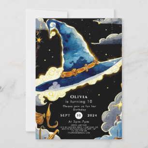 Convites Aniversário do Simples Assistente de Mágica para C