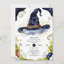 Convites Aniversário do Simples Boho Magic