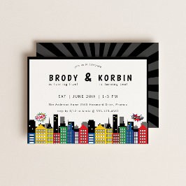 Convites Aniversário do Tema do Super-Herói