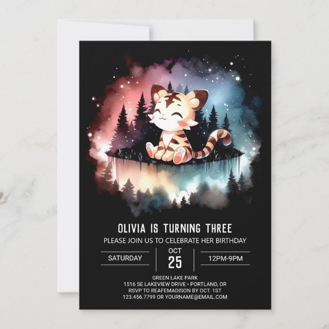 Convites Aniversário do Tigre Digital (Frente)