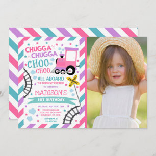 Convites Aniversário do Trem Convidam Chugga Chugga Choo Ch
