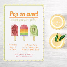 Aniversário do Verão de Fruta Colorida