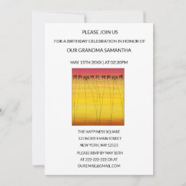 Convites Aniversário do verão tropical giro e bonito