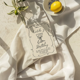 Convites Aniversário do Vidro de Champanhe desenhado com Ar