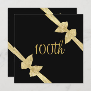 Convites Aniversário dos arcos elegantes do ouro do falso