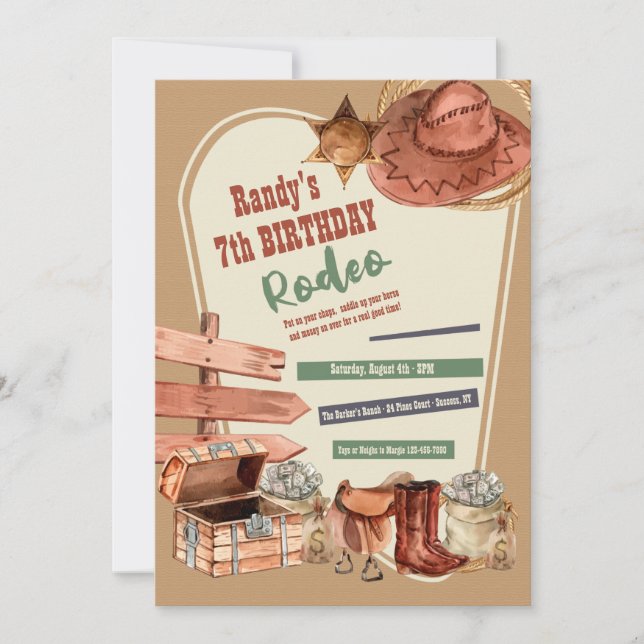 Convites Aniversário dos Elementos Ocidentais (Frente)