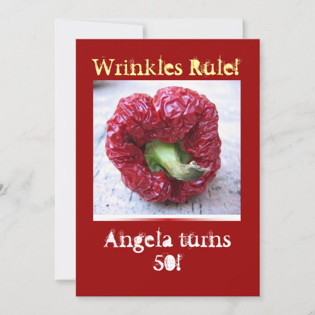 Convites Aniversário engraçado do marco miliário (Frente)