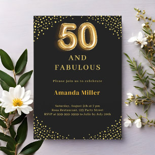 Convites Aniversário fabuloso de 50 anos do ouro negro