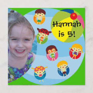 Convites Aniversário feito sob encomenda da natação da