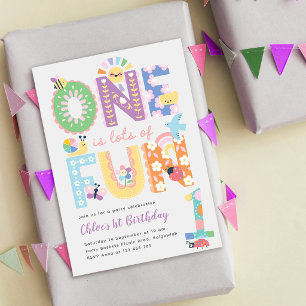 Convites Aniversário Floral de Primavera, Um é muita divers