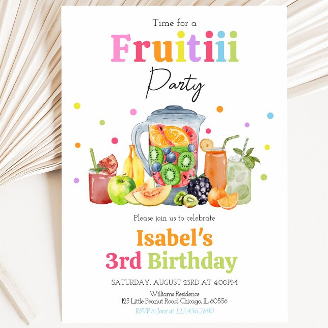 Convites Aniversário Fruitti (Criador carregado)