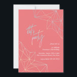 Convites Aniversário geométrico brilhante e colorido modern<br><div class="desc">Convidado de aniversário geométrico brilhante e colorido moderno Pode ser totalmente personalizado para atender às suas necessidades. © Gorjo Design via Zazzle. // Precisa de ajuda para personalizar o seu design? Tem outras ideias? Sinta-se à vontade para entrar em contato comigo (Zoe) diretamente através do botão de contato abaixo.</div>