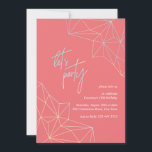 Convites Aniversário geométrico brilhante e colorido modern<br><div class="desc">Convidado de aniversário geométrico brilhante e colorido moderno Pode ser totalmente personalizado para atender às suas necessidades. © Gorjo Design via Zazzle. // Precisa de ajuda para personalizar o seu design? Tem outras ideias? Sinta-se à vontade para entrar em contato comigo (Zoe) diretamente através do botão de contato abaixo.</div>