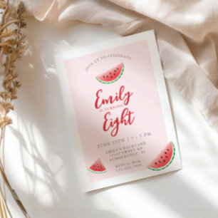 Convites Aniversário Infantil de Watermelon Summer