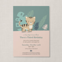Aniversário Infantil Tiny Tiger Soft Jungle Safari