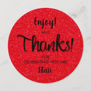 Convites Aniversário Jante Placa Obrigado