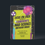 Convites | Aniversário | Mad Science<br><div class="desc">Copyright © Kellie Medivitz/PrintableGirl. Todos os Direitos Reservados. Pergunte-me sobre cores personalizadas e outros itens de destaque para este produto.</div>