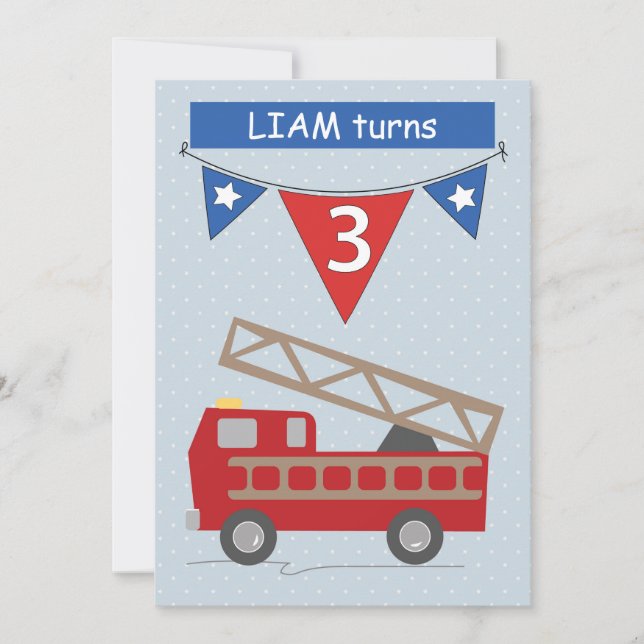 Convites Aniversário Nome Personalizado Do Convite, Matthew (Frente)