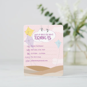 Convites   Aniversário   Papagaios à beira-mar