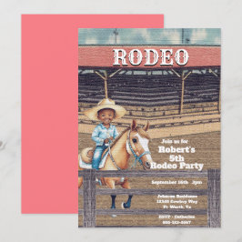 Convites Aniversário Personalizado do Rodeio Ocidental