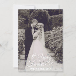 Convites Aniversário Prata ANOS PARA SEMPRE Renovação de Vo