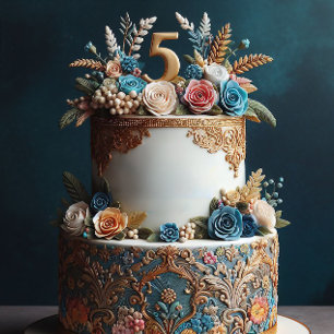 CONVITES ANIVERSÁRIO SOFISTICADO COLORIDO DE 5