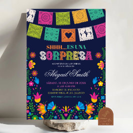 Convites Aniversário SORPRESA Mexicano Talavera Colorido Es