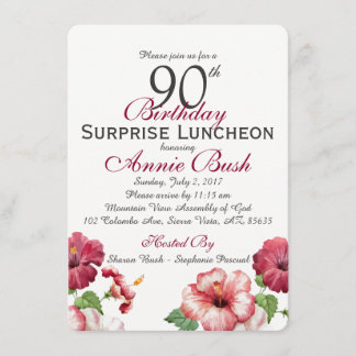 Convites Aniversário Surpresa