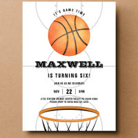 Aniversário Tema de Enterro de Basquete Esportivo