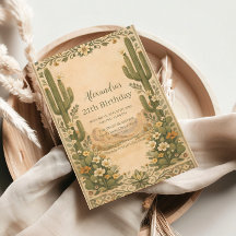 Aniversário Vintage Desert Botanicals
