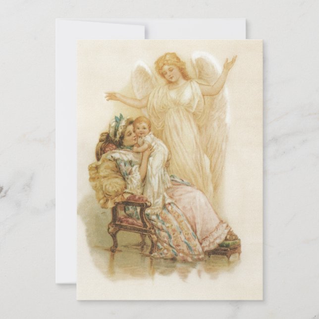 Convites Anjos e Bebês (Frente)