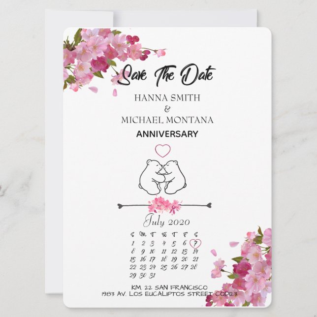 CONVITES ANNIVERSARY / ANIVERSARIO (Frente)